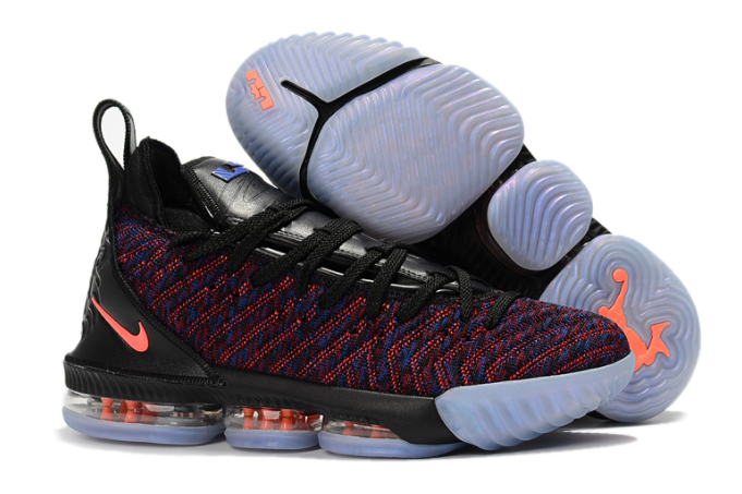 Nike LeBron James 16 Black Multicolor-Orange